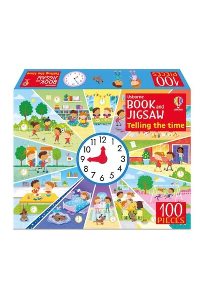 Usborne Carte puzzle, USBORNE, Puzzle: Învață să știi ora