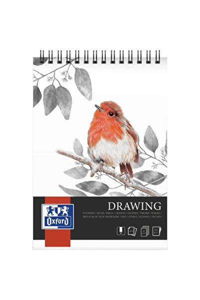 Oxford Bloc Desen Cu Spirala, Drawing, A4, 50 File - 160G/Mp, Coperta Carton ...