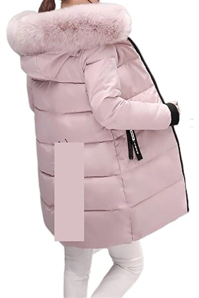 GENERAL Puffer Jacket Womens Winter Jacket Women Parka Big Fur Collar Hooded ...