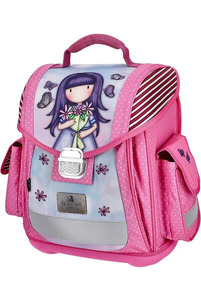 Gorjuss Rucsac Scoala Ergonomic, Inchidere Metalica- Send Me Flowers, 32 x 40...