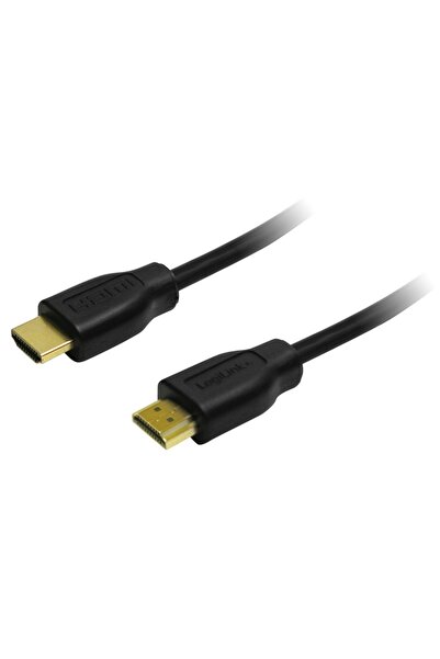 LogiLink CABLU video LOGILINK, HDMI (T) la HDMI (T), 0.5m, conectori auriti, ...