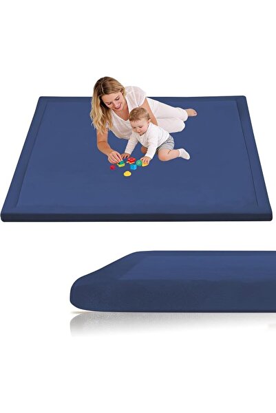 GENERAL 3CM Thick Coral Velvet Baby Play Mat 80 x 150 cm Brown Baby Crawling ...