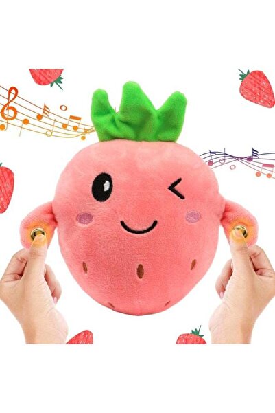 BlueFire Strawberry Interactive Plush Toy for Kids | Musical Sensory Toy with...
