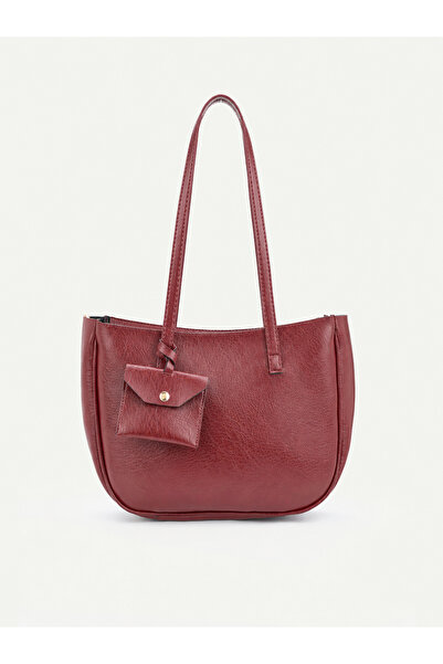 SHAKA Burgundy Shk341 Faux Leather, Zippered, Wallet Charm Gift, Women's Hand...