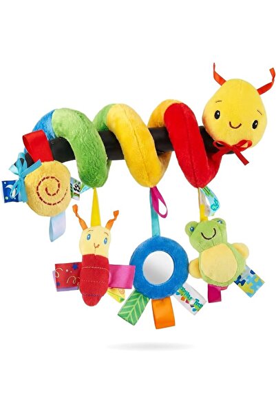 ZERIFAM Spiral Car Seat & Stroller Activity Toy - Baby Sensory Toys Soft Hang...