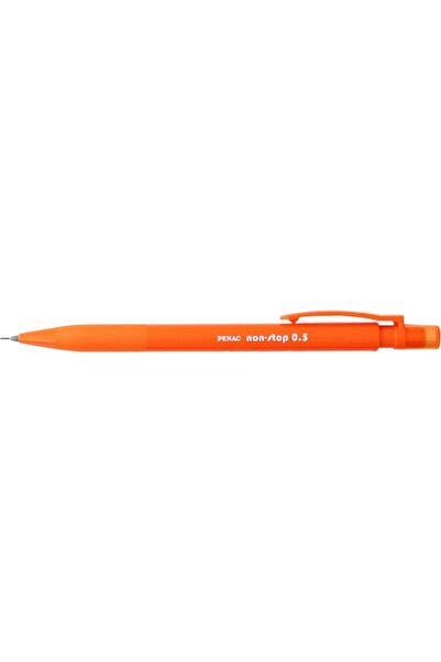 PENAC Non-Stop Mechanical Pencil, Rubber Grip, 0.5Mm, Plastic Tip - Pastel Or...