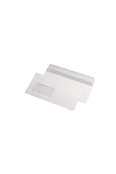 Herlitz Envelope Mr. 110X220Mm Self-Adhesive With Left Window 80G Box of 1000...