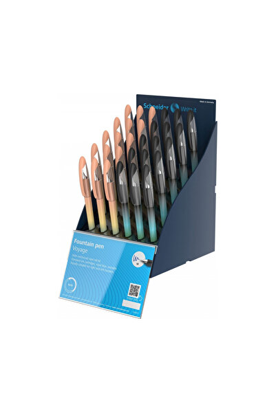 SCHNEIDER Sis Display Voyage, 30 Stilouri - Asortate, Albastru
