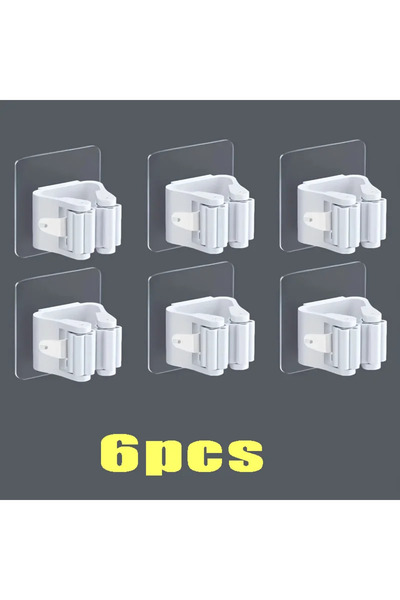 Choice1 6pcs-White Home Storage Rack Wall Hanging Shelf Bathroom Shower Holde...