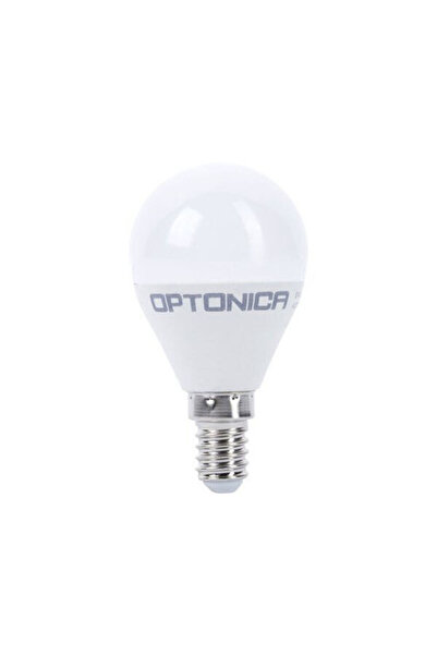 OPTONICA Led Λάμπα E14 G45 8W Θερμό Λευκό