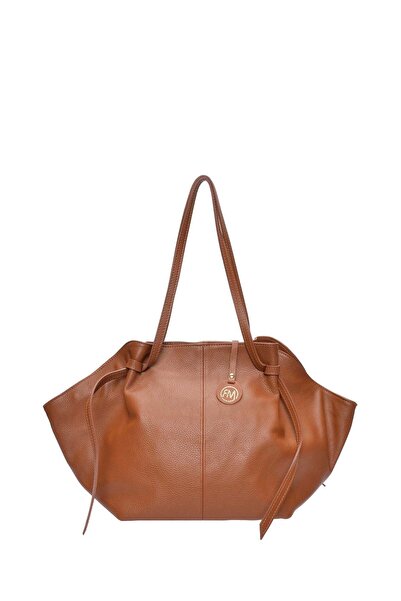 SimpleFind Roberta M Geanta piele -Aurora-Coniac,Geanta de umar piele natural...