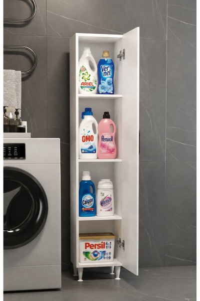 AVEVA HOME AFİTAP 3 Raflı Demonte Banyo Dolabı Çok Amaçlı Düzenleyici Banyo O...