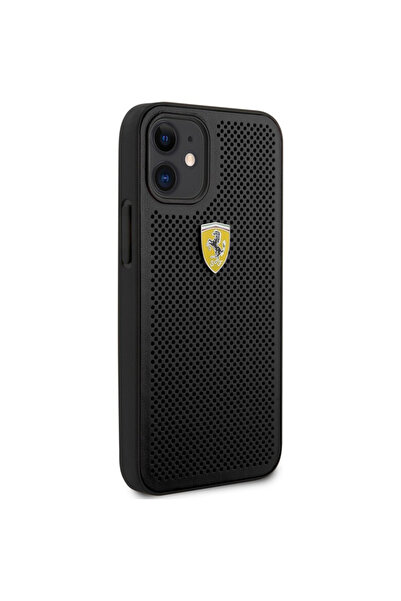 Ferrari Husă de protecție pentru iPhone 12 Mini, neagră