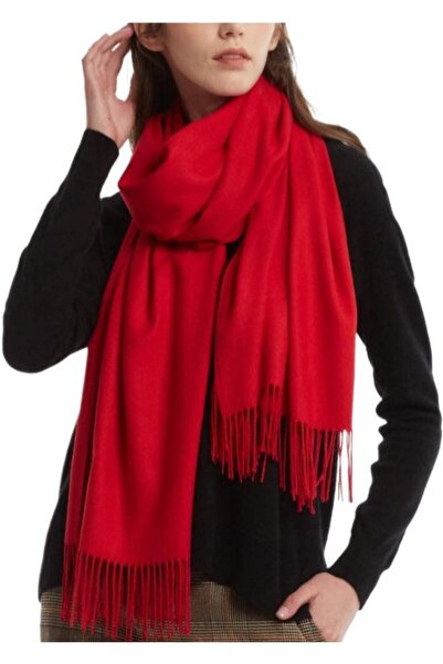 STARSTAR Women's scarf burgundy 200x70cm warm winter wedding.