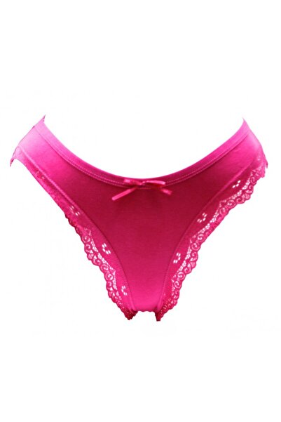 HUNEX UNDERWEAR Γυναικεία σλιπ με φούξια δαντέλα 5710FUX, Μέγεθος XXL