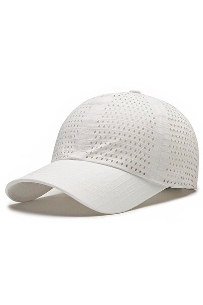 STARSTAR Unisex baseball cap white quick-dry mesh UV golf.