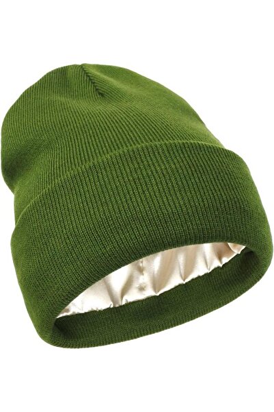 STARSTAR Women's satin-lined knit winter hat - cable silk lining thick and warm