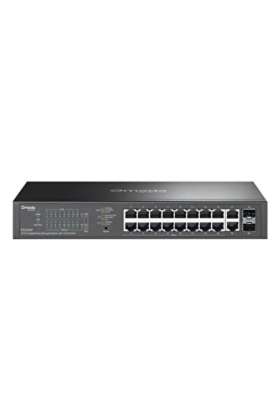 TP-LINK SWITCH Omada 20-Port Gigabit Easy Managed Switch with 16-Port PoE+, 1...