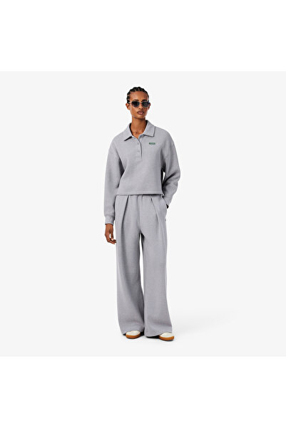 Lacoste Kadın Flare Fit Gri Eşofman Altı
