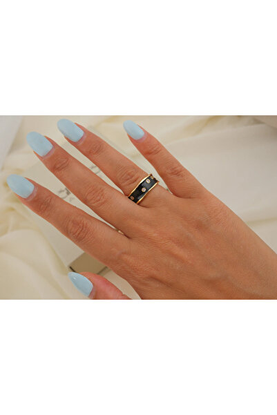 ATELİER TUĞBA Yzk666 Mini-Detail Zircon Stone Adjustable Ring