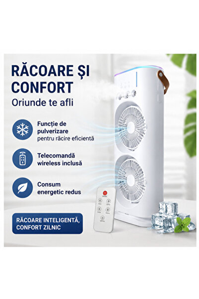 OEM Ventilator cu Umidificare, Rezervor 280ml și Telecomandă