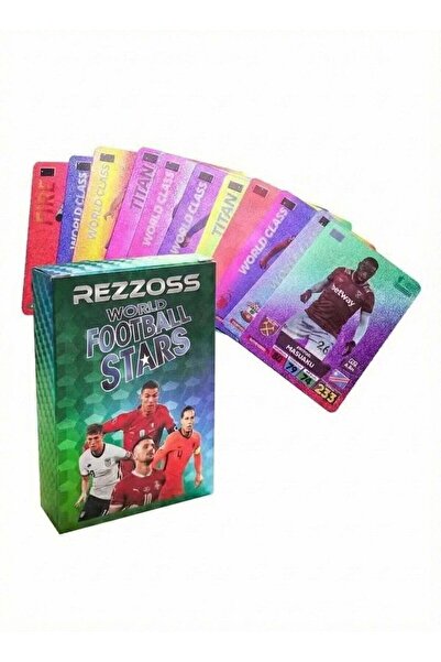 REZZOSS World Football Soccer Star Cards – 55 Pack | 2024 World Cup & UEFA Ch...