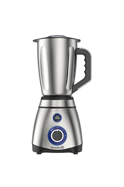 Hausberg Blender electric cu funcție de măcinare, recipient din oțel inoxidab...