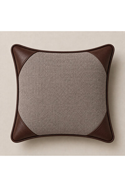 Framgan Duo Throw Pillow |   Leather & Fabric |   Design Your Own Color |   C...