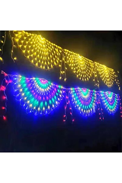 Generic Brand LED Net Curtain Lights | Multicolor & Warm White Fairy String Lights | Home, Wedding & Party Decoration