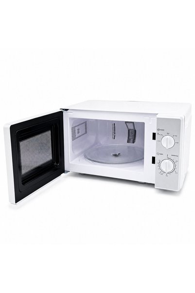HerEveOyuncak Beyaz Mikrodalga Fırın - Klasik Ön Panell - 20 Litre Kapasite (eJ)