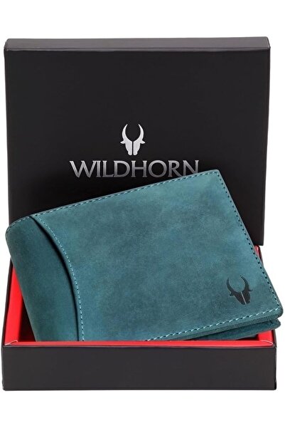 Wildhorn محفظة رجالية مصنوعة يدويًا من الجلد الطبيعي، محفظة جلدية ثنائية الطي...