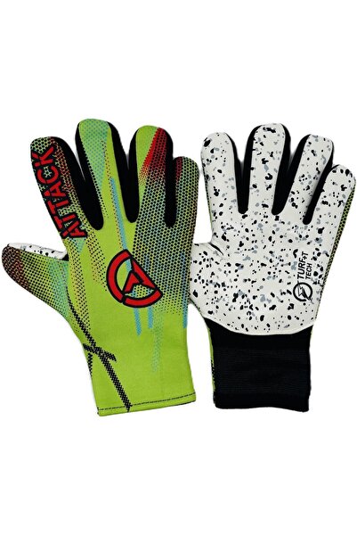 Generic Performance sports gloves, high-grip palm design, neon green and whit...