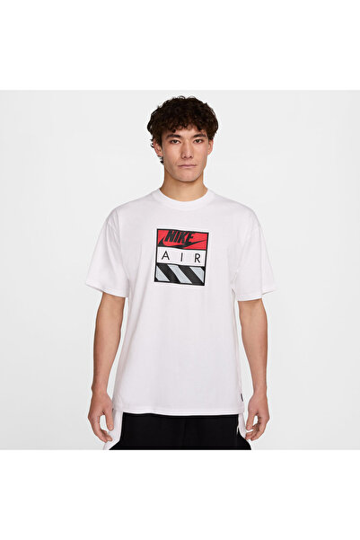 Nike M NSW TEE M90 NK AIR SP25 1 HJ0578-100 Λευκό