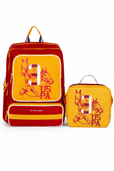 U.S. Polo Assn. 2-Piece School Bag Set with Lunch Box Plçan24203