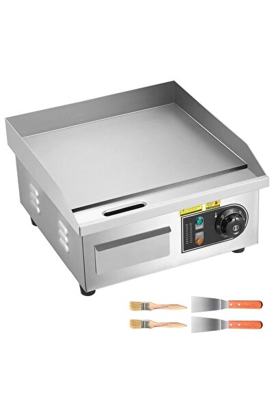 OMS Plita electrica, Plancha Inox 2000 W, suprafata de gatit Neteda 355 x 300...