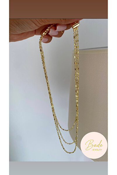 Bade Jewelry Fd Vip Gold 3-Piece Basic&Stylish Anti-Tarnish Steel Stylish Nec...