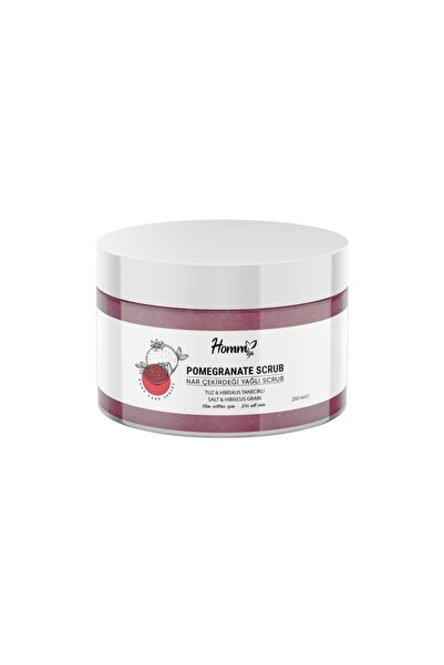 hommlife HOMM LIFE NAR ÇEKİRDEĞİ YAĞLI BİTKİ TANECİKLİ SCRUB 250 ML