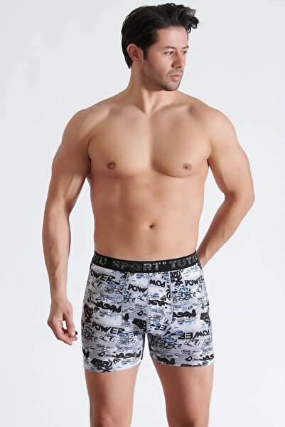 Tutku 6-Pack Men's Elastane Printed Sports Boxers