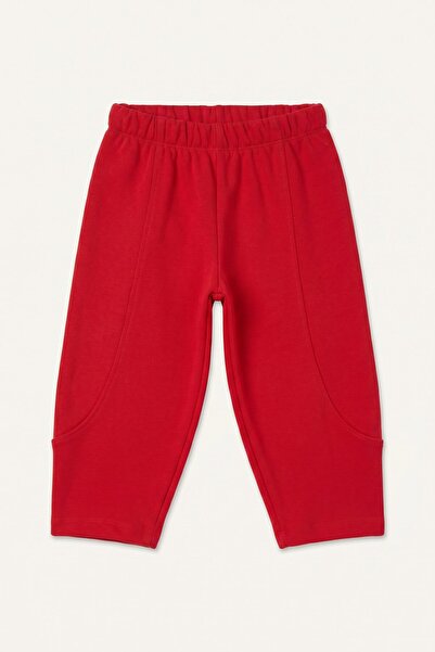 DeFacto Regular Fit Elastic Waist Thick Fabric Sweatpants for Baby Girl I0692...