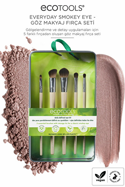 Ecotools Everyday Smokey Eye - Göz Makyaj Fırça Seti