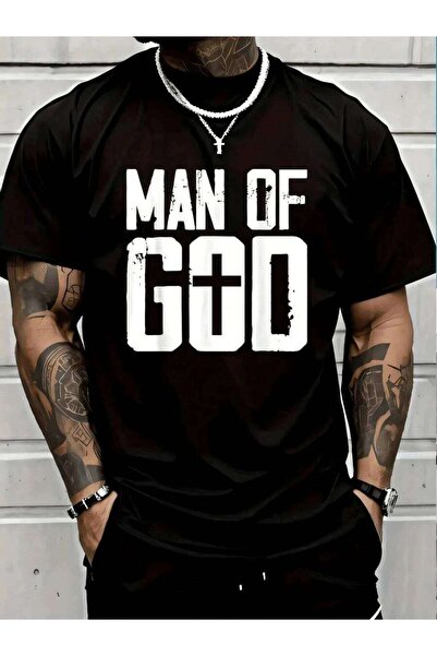 2BIR 100% Cotton Man Of God I Jesus T-Shirt Women's Men Graphic Tee