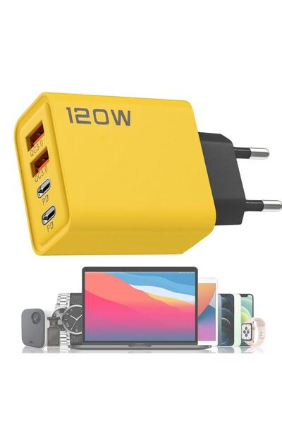 Choice EU USB Fast Charging Block 120W USB Charger Plug Cube Fast DualType C ...