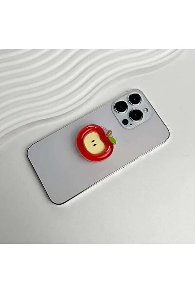 Choice1 Red apple 1Pcs 1Pcs Creative Resin Fruit Phone Stand Desktop Folding ...