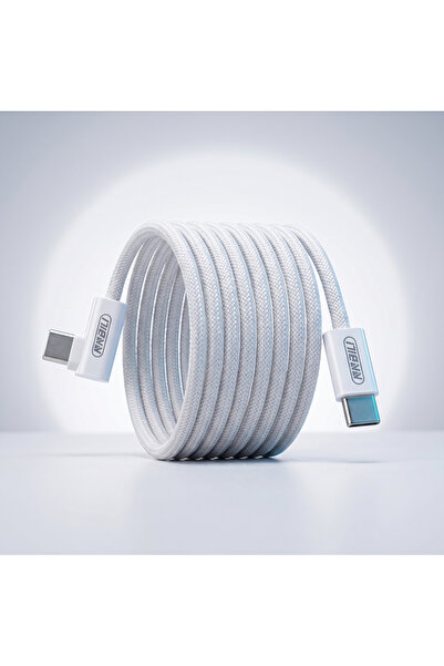 Choice1 1.5m White NNBILI 100W USBC To USBC Cable 90 Degree For iPad MacBook ...