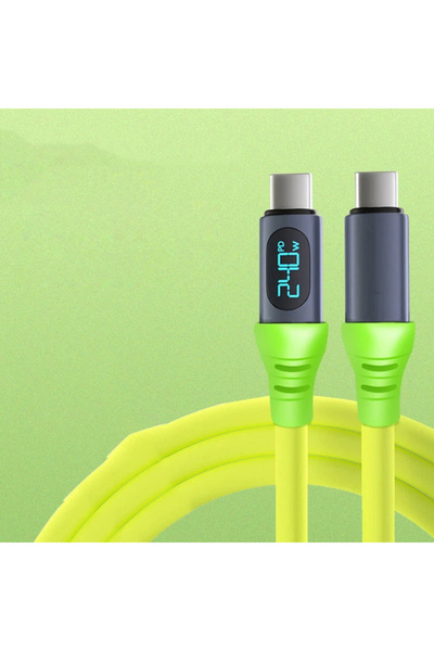 Choice 1.5M Double Type-c New PD240W 6A Super Fast Charging Type C Cables Dig...