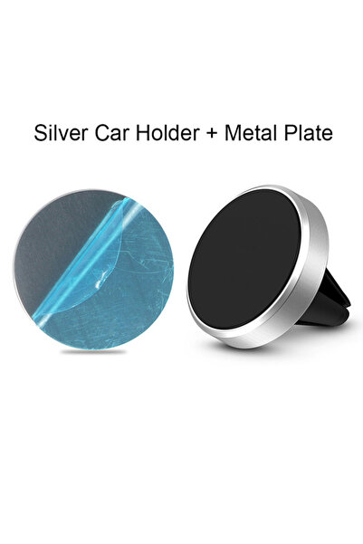 Choice1 Silver Magnetic Car Phone Holder For Phone In Car Air Vent Mount Univ...