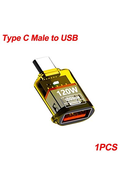 Choice 1X B-Yellow OTG USB C Female To USB A Male Adapter Converter High Spee...