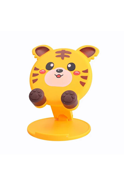 Choice1 Tiger Cartoon Animal Mobile Phone Holder Portable Desktop Adjustable ...