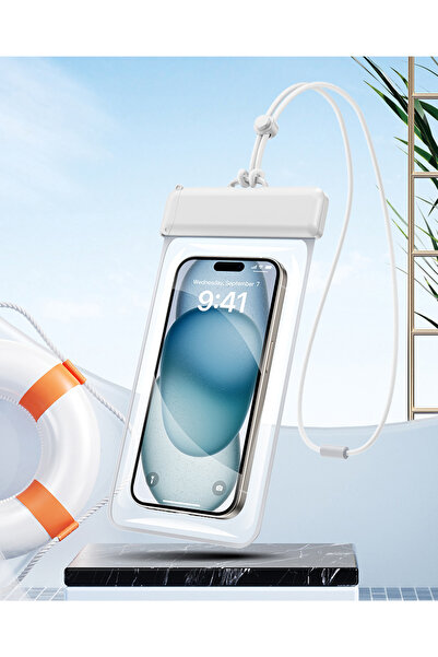 Choice5 TPU WHITE Waterproof Phone Case Pouch For Swimming Diving TPU Cover F...