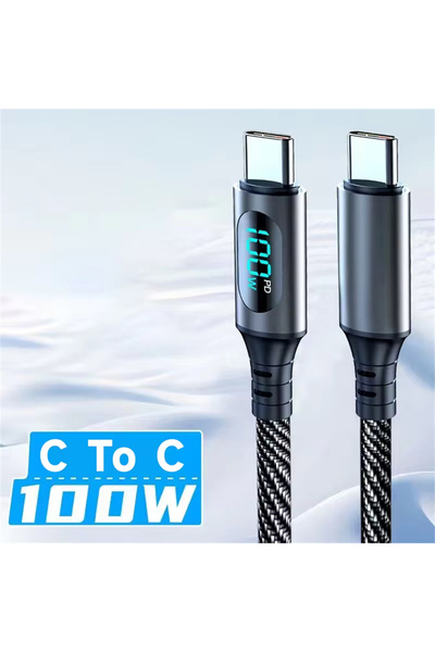 choice2 1m 100W USBC cable 120W Dual USB C Digital Display Cable PD Fast Char...